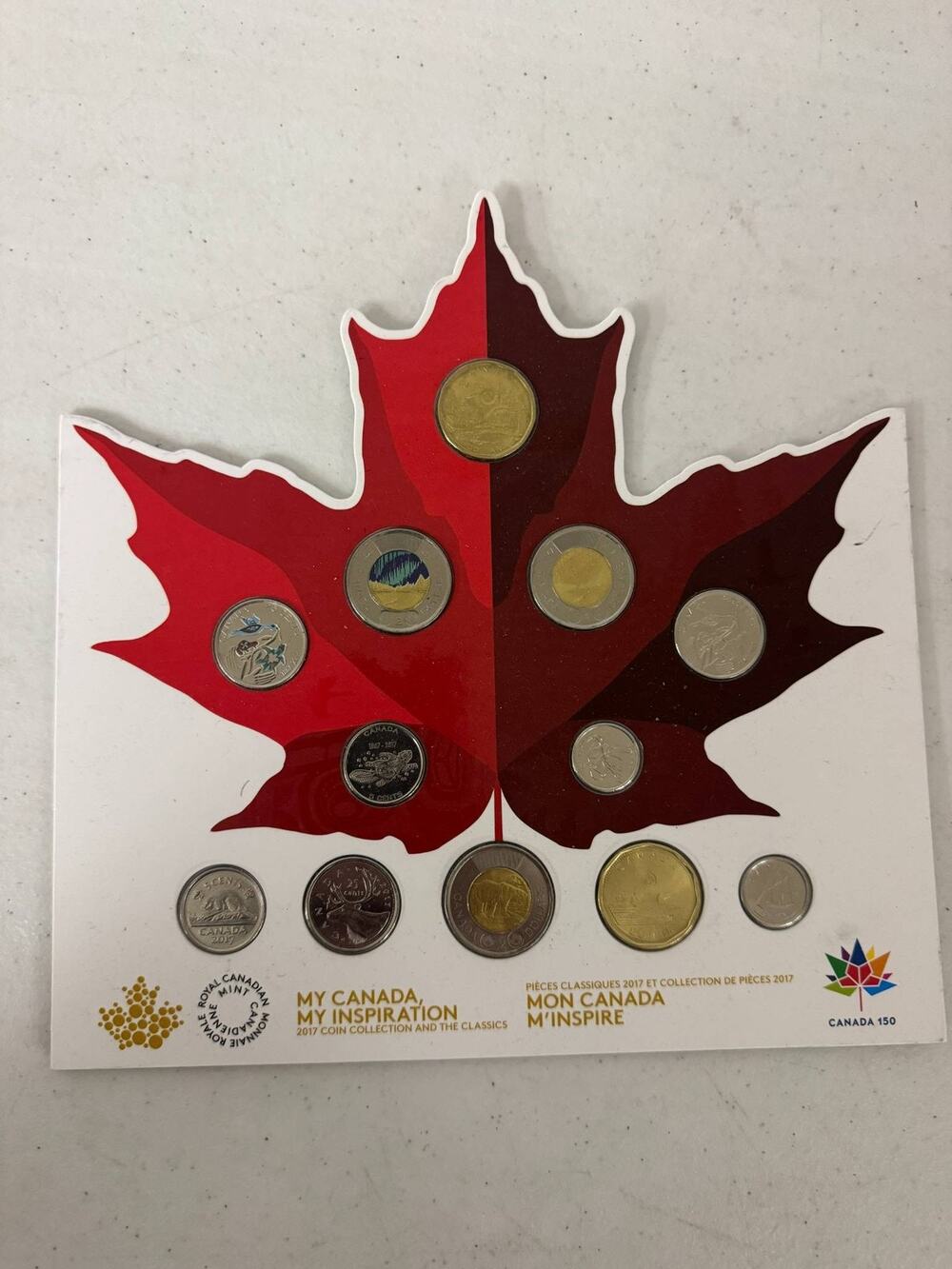Royal Canadian Mint 2017 My Canada My Inspiration 150th Anniversary Coin Set